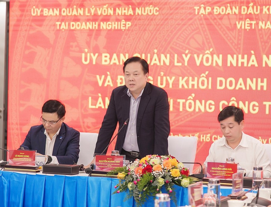 Phát biểu của đồng chí Nguyễn Hoàng Anh - Ủy viên Ban Chấp hành Trung ương Đảng, Chủ tịch Ủy ban Quản lý vốn Nhà nước tại doanh nghiệp