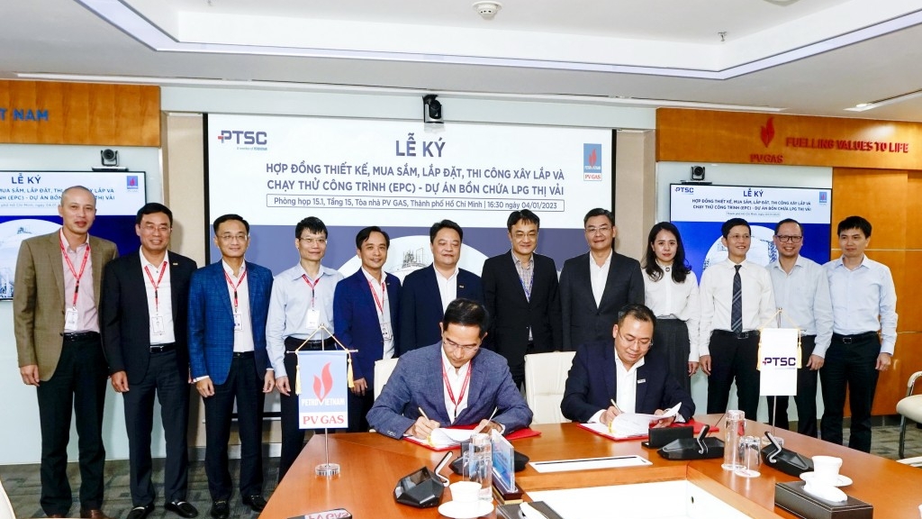 PV GAS và PTSC ký hợp đồng EPC Dự án Bồn chứa LPG Thị Vải