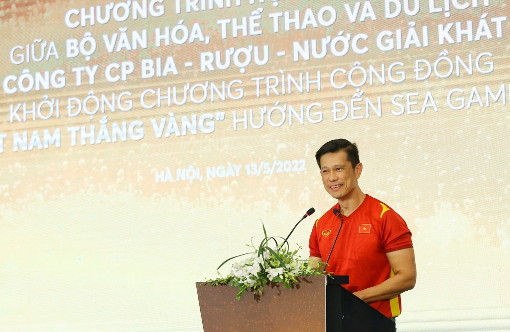 ông Bennett Neo, Tổng Giám đốc SABECO bày tỏ những kì vọng về thành tích của Việt Nam tại SEA Games 31