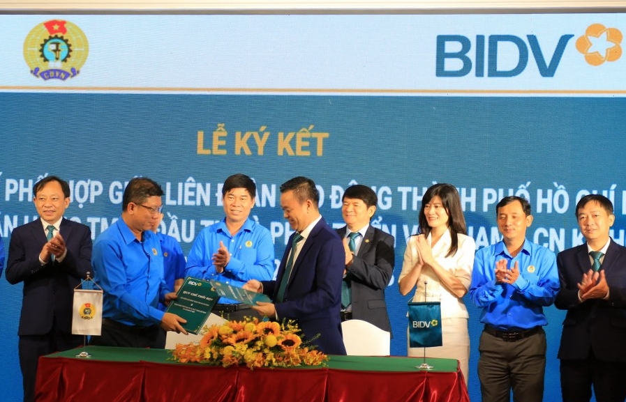 BIDV và Liên đoàn Lao động TP HCM ký kết Quy chế phối hợp