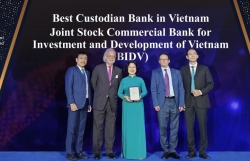 Lần thứ 3 liên tiếp, BIDV nhận giải “Ngân hàng Lưu ký - Giám sát tốt nhất Việt Nam”