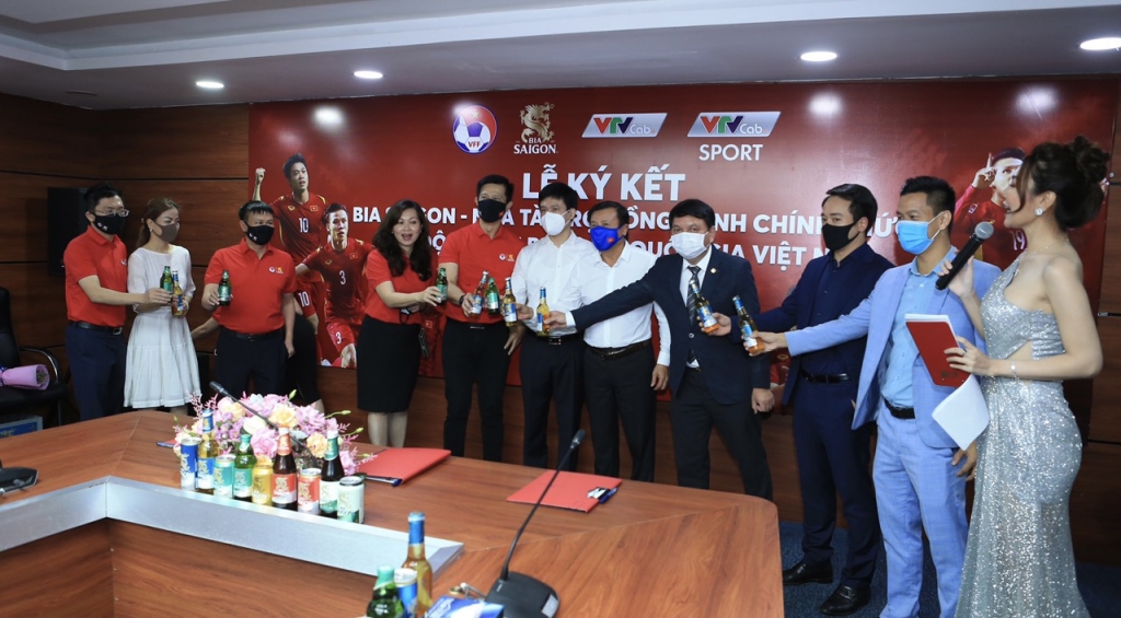 SABECO chính thức trở thành đối tác đồng hành cùng Đội tuyển bóng đá Quốc gia Việt Nam