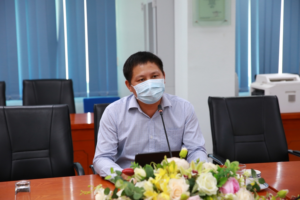 Tổng Giám đốc BSR Bùi Minh Tiến chủ trì cuộc họp trực tuyến phòng chống dịch Covid-19.