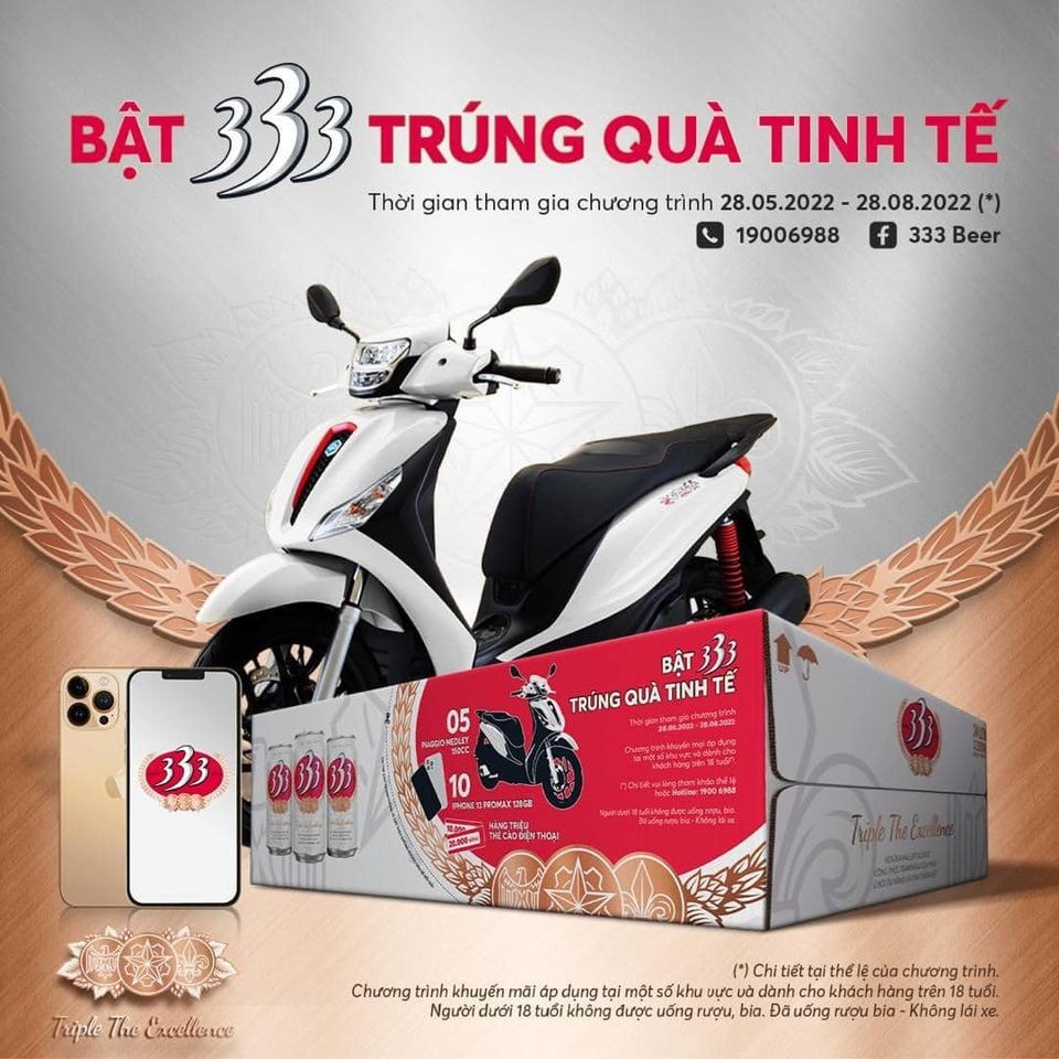 1.	Chương trình “Bật 333, Trúng Quà Tinh Tế” với nhiều phần quà hấp dẫn chờ đón khách hàng