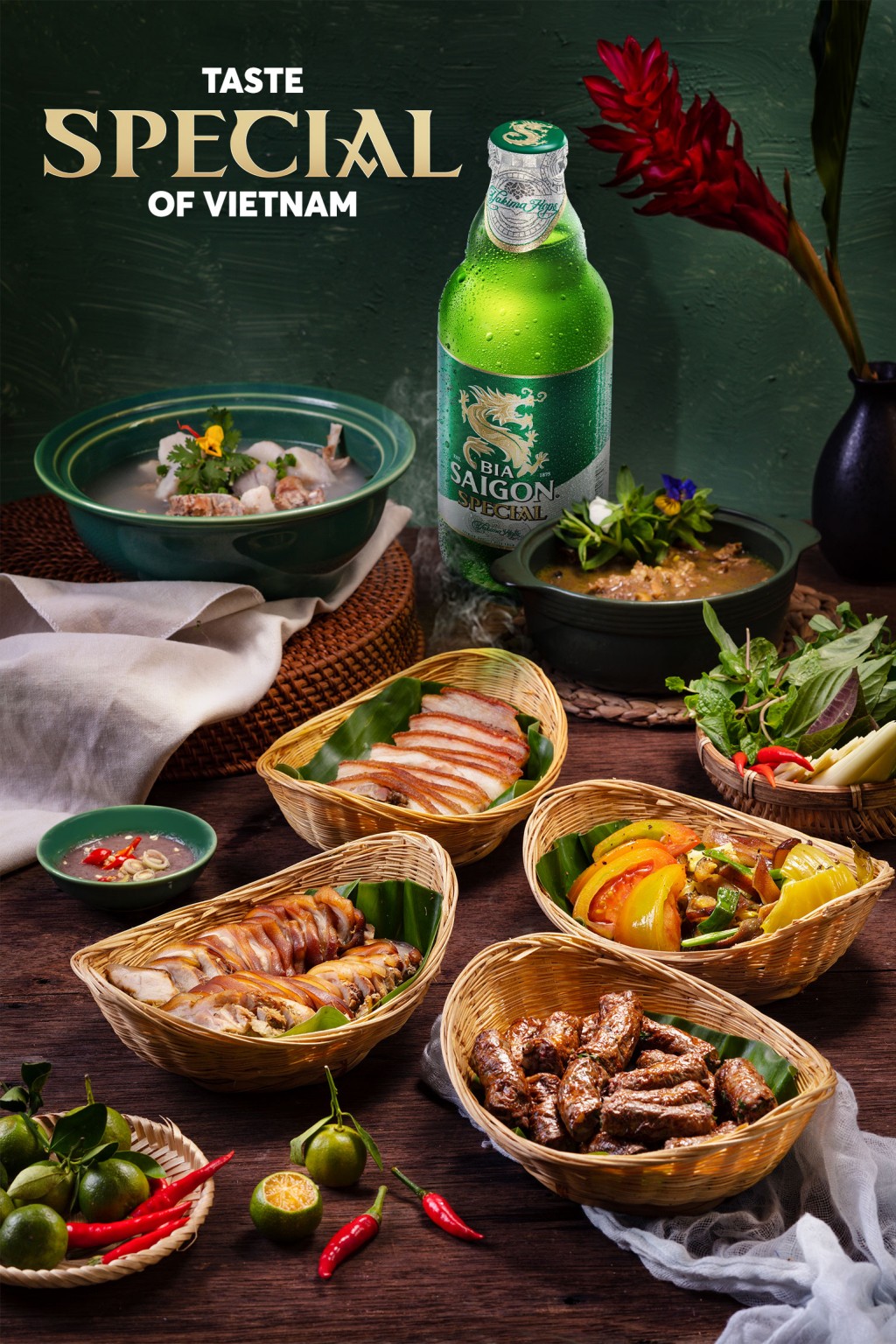 Quảng bá văn hóa ẩm thực Việt Nam để qua đó góp phần thúc đẩy du lịch quốc gia là một trong những cam kết phát triển bền vững của SABECO và Bia Saigon