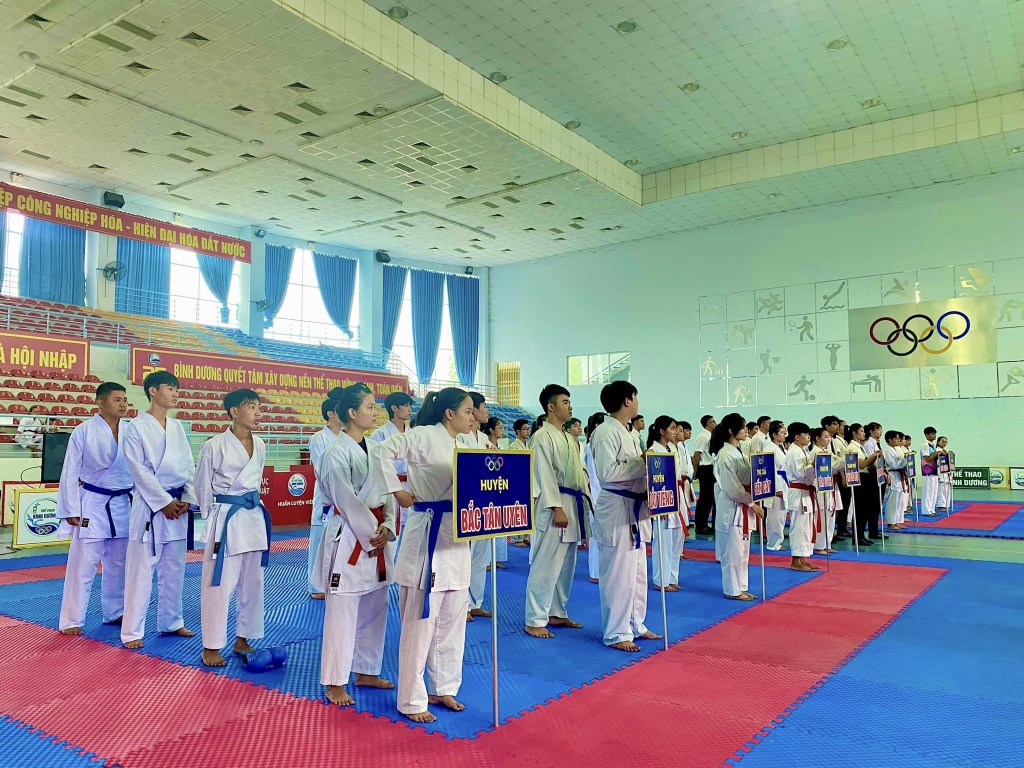 Khai mạc giải vô địch Karate tỉnh Bình Dương năm 2023