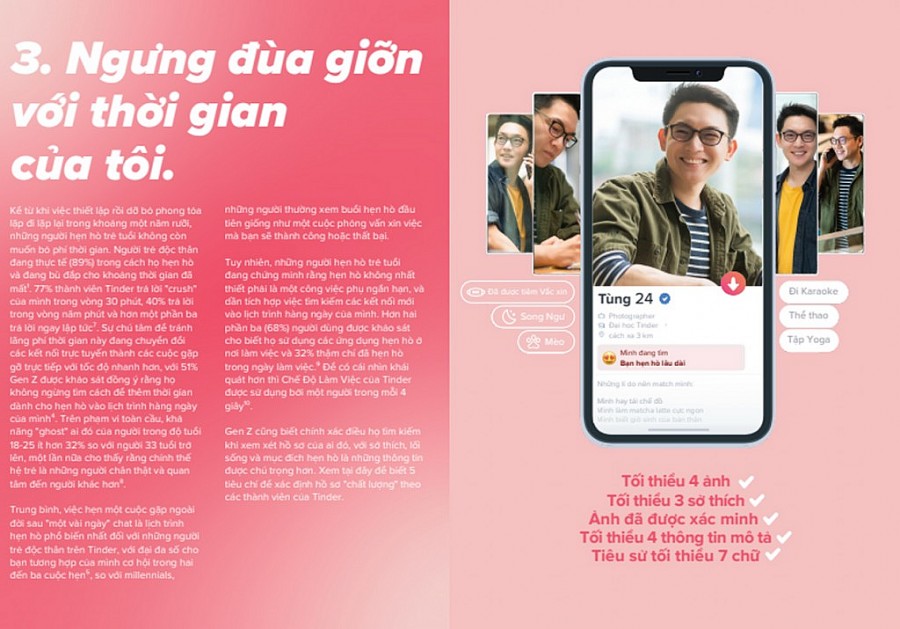 Báo cáo Tinder hé lộ nhiều xu hướng thú vị trong hẹn hò hiện đại