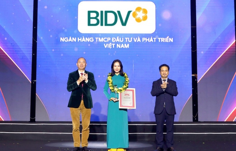 BIDV giữ vững vị trí Top 50 doanh nghiệp xuất sắc Việt Nam năm 2023