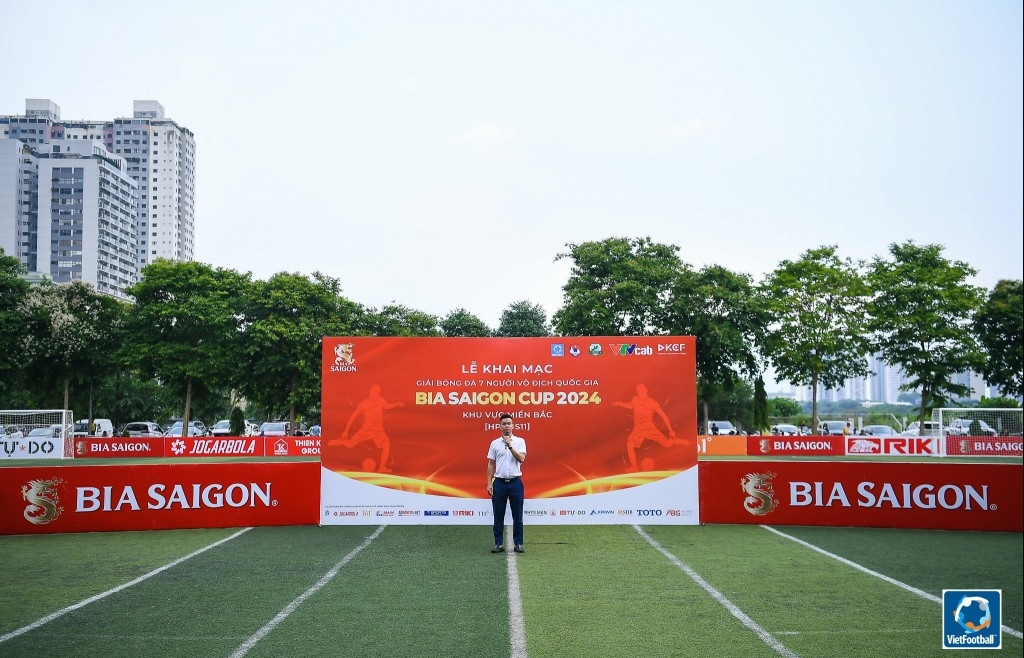 Chính thức khai mạc Giải bóng đá 7 người vô địch quốc gia Bia Saigon Cup 2024