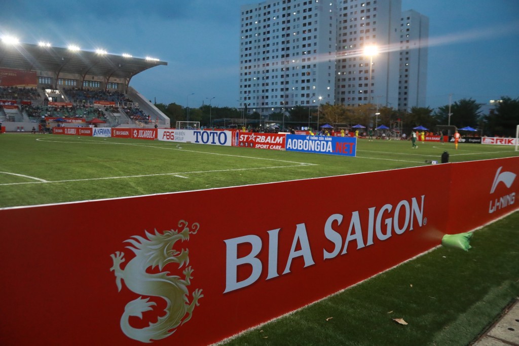 Thương hiệu bia Saigon là nhà tài trợ chính của giải đấu