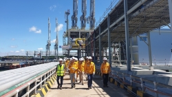 Lãnh đạo PV GAS thị sát công trình Dự án Kho chứa LNG 1MMTPA Thị Vải