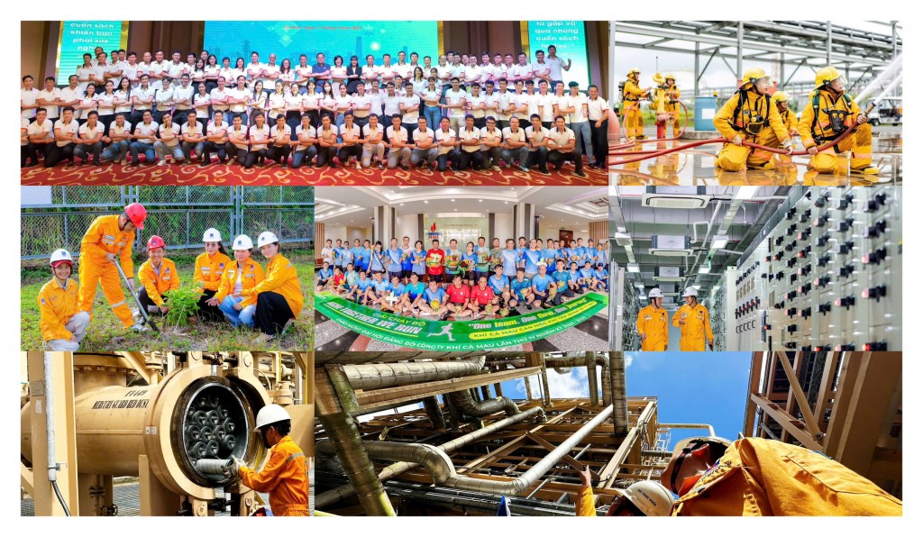 Tập thể PV GAS CA MAU đồng lòng quyết tâm