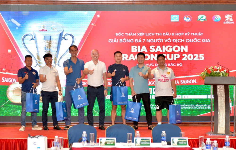 Giải bóng đá 7 người vô địch quốc gia Bia Saigon lần đầu đến với Hải Phòng