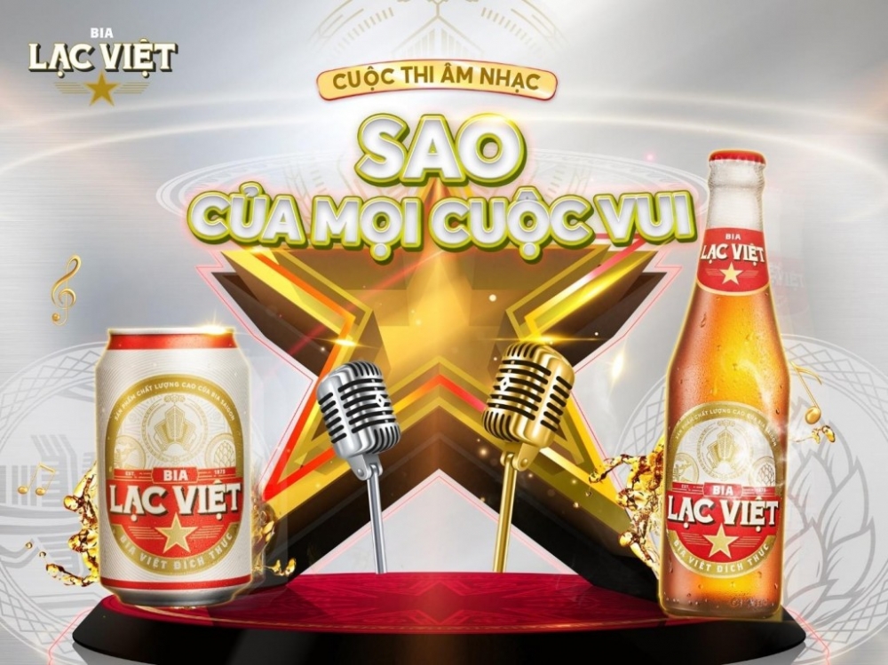 Cùng Bia Lạc Việt tìm kiếm tài năng âm nhạc "Sao của mọi cuộc vui" với giải đặc biệt lên tới 1 tỉ đồng