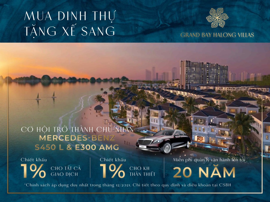 BIM Land giới thiệu bộ đặc quyền thượng lưu tới chủ nhân dinh thự Grand Bay Halong Villas