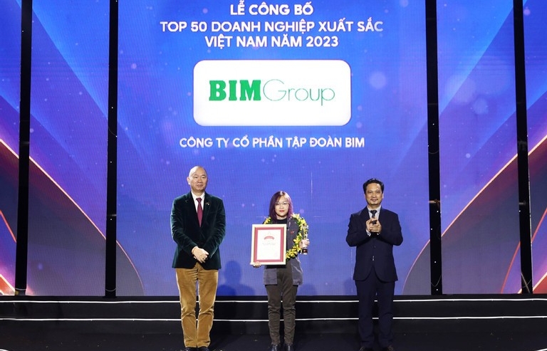 BIM Group vững vàng trong "Top 50 doanh nghiệp xuất sắc nhất Việt Nam"