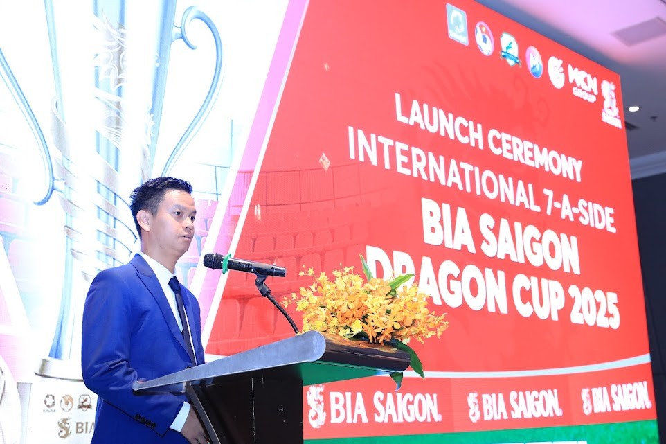 Giải bóng đá 7 người quốc tế Bia Saigon Dragon Cup 2025 lần đầu diễn ra tại TP HCM