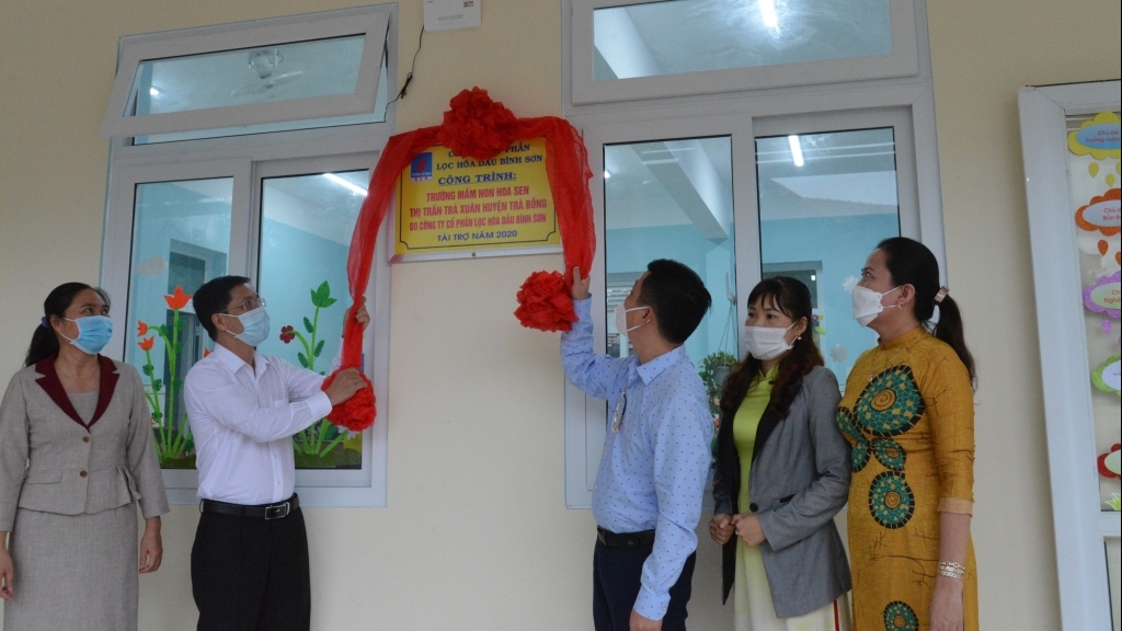 BSR khánh thành trường Mầm non Hoa Sen tại Quảng Ngãi