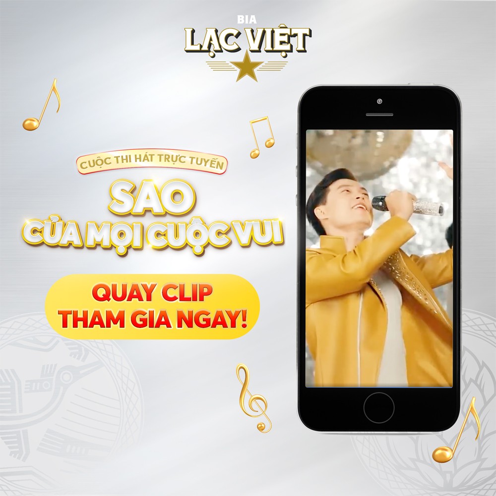 nhãn hàng Bia Lạc Việt hào hứng khởi động chương trình Sao của mọi cuộc vui.