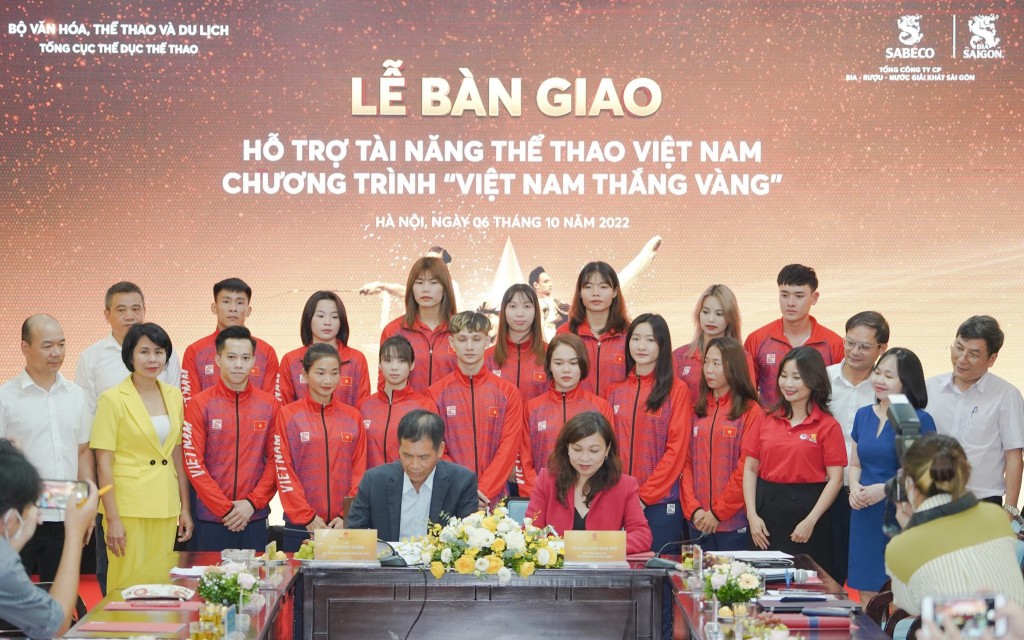 SABECO và Tổng cục TDTT ký kết hợp tác để triển khai chương trình Việt Nam thắng Vàng