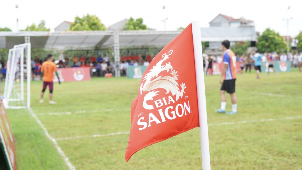 Bia Saigon- Thương hiệu dẫn đầu của SABECO là nhà tài trợ chính của Giải bóng đá Hữu nghị thanh niên Cup Bia Saigon