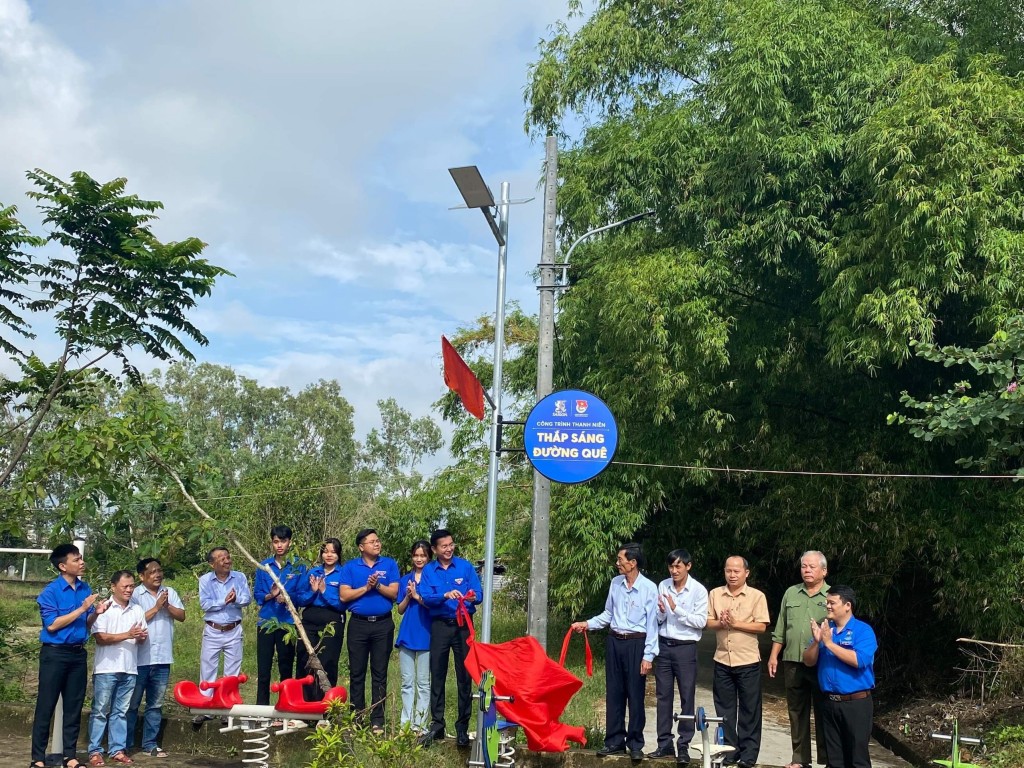Công trình thắp sáng đường quê do SABECO tài trợ tại TP Đà Nẵng