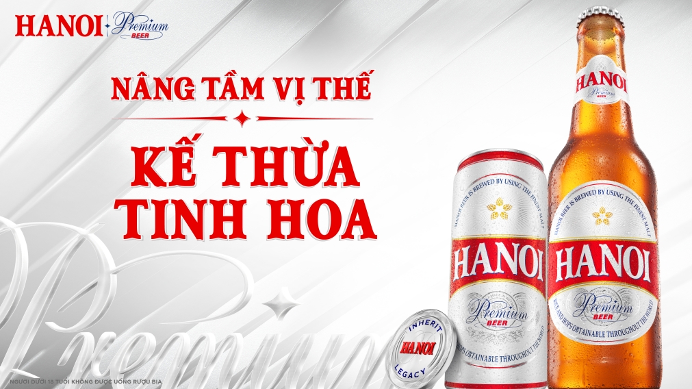 bia ha noi nang tam vi the voi san pham cao cap hanoi premium