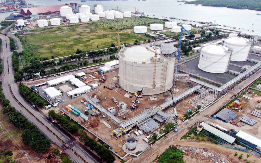 Dự án Kho chứa LNG Thị Vải dự kiến sẽ đưa vào hoạt động từ quý III/2022