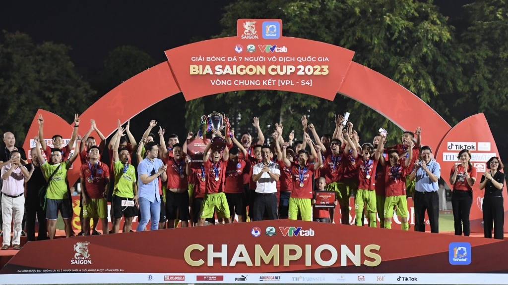 Đại Từ FC trở thành tân vương Giải bóng đá 7 người vô địch quốc gia Bia Saigon Cup 2023