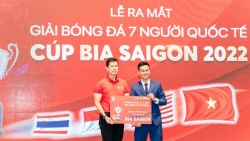 Lần đầu ra mắt Giải bóng đá 7 người quốc tế Cúp Bia Saigon 2022