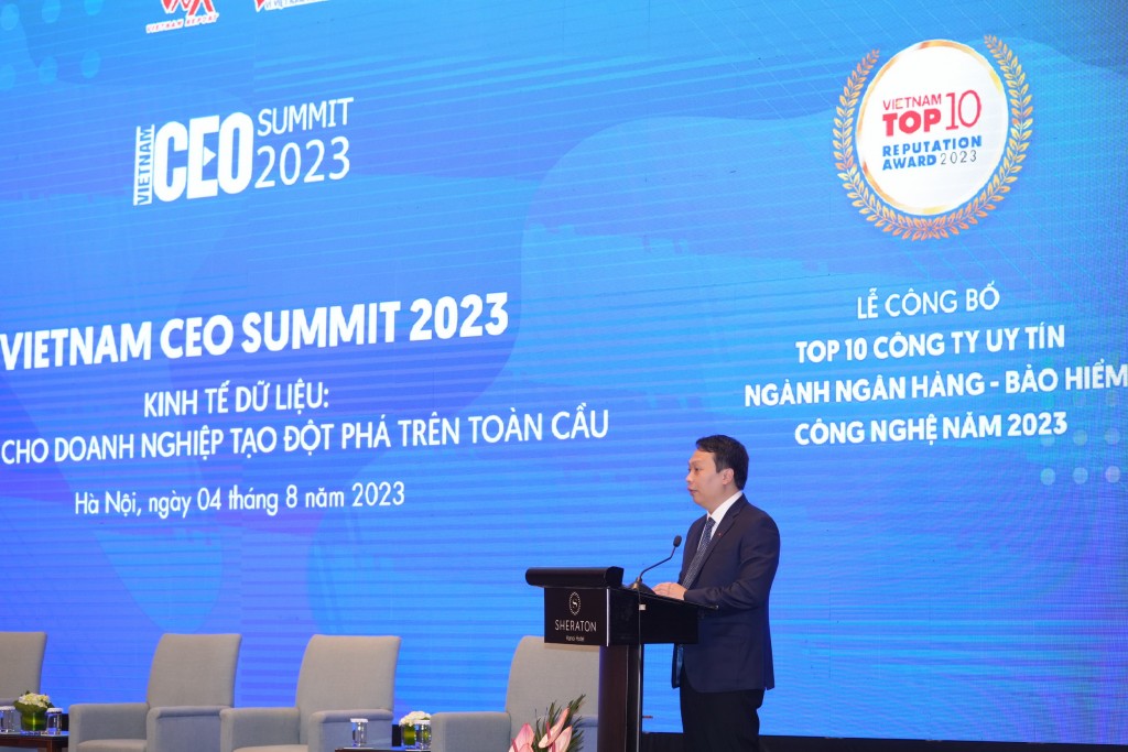 Hội nghị Vietnam CEO Summit 2023 với chủ đề “Kinh tế dữ liệu:Cơ hội cho DN tạo đột phá trên toàn cầu”