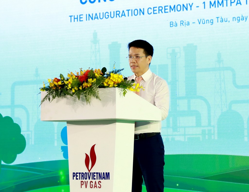 Tổng Giám đốc PV GAS Phạm Văn Phong chia sẻ về quá trình xây dựng kho và những nỗ lực của tập thể PV GAS.