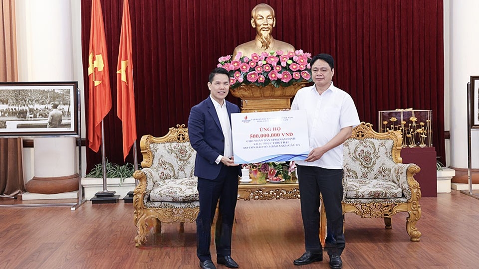 Tổng Giám đốc PV GAS làm việc với lãnh đạo tỉnh Nam Định