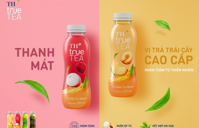 Tập đoàn TH ra mắt trà trái cây TH true TEA