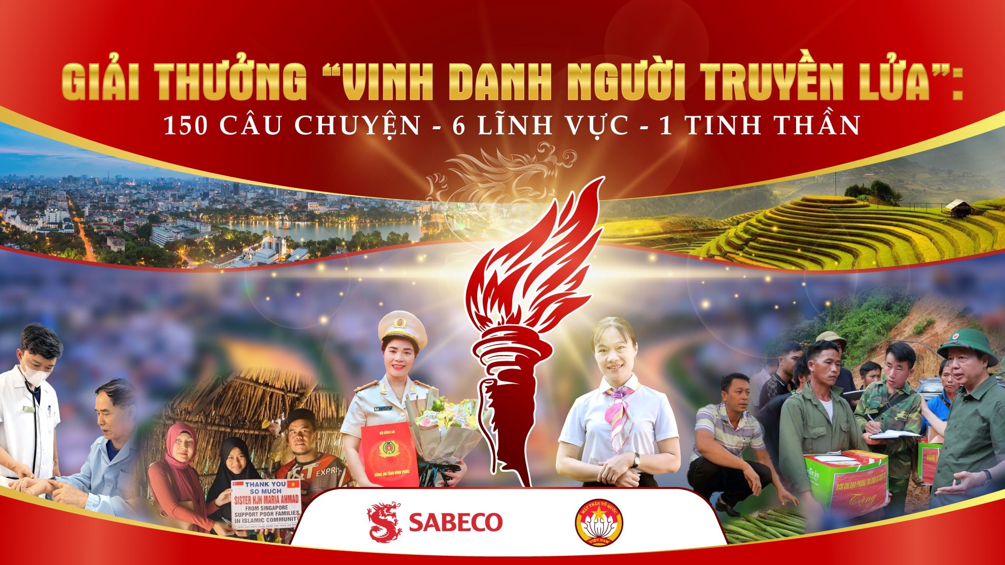 150 câu chuyện - 6 lĩnh vực - 1 tinh thần