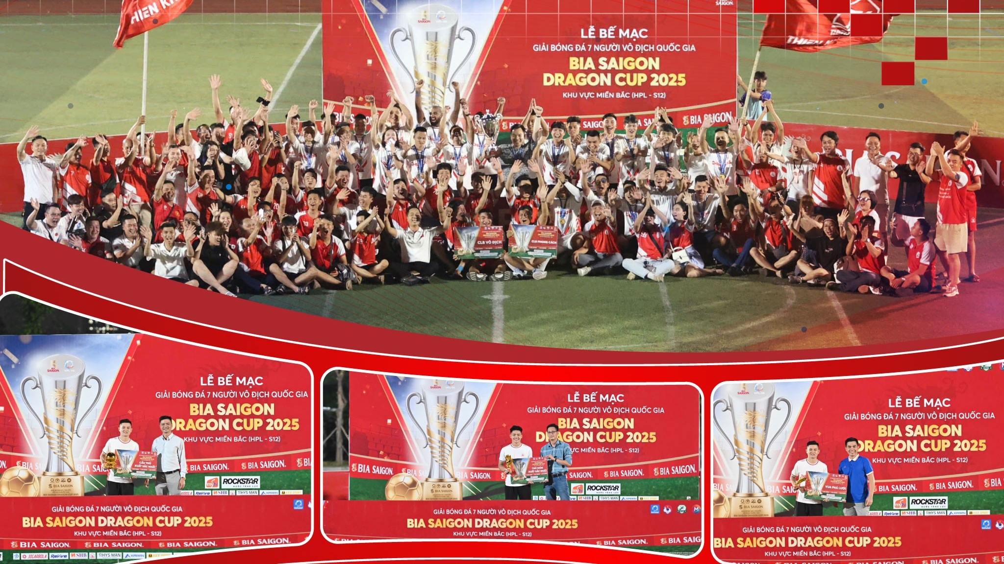 Thiên Khôi FC vô địch khu vực miền Bắc với thành tích bất bại