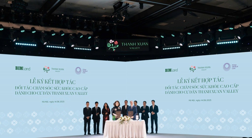 BIM Land và PMC hợp tác nhằm phát triển trung tâm chăm sóc sức khỏe tại Thanh Xuan Valley, hoàn thiện hệ sinh thái sống khỏe chủ động và đẳng cấp. Ảnh: BIM Land BIM Land và PMC hợp tác nhằm phát triển trung tâm chăm sóc sức khỏe tại Thanh Xuan Valley, hoàn thiện hệ sinh thái sống khỏe chủ động và đẳng cấp. Ảnh: BIM Land