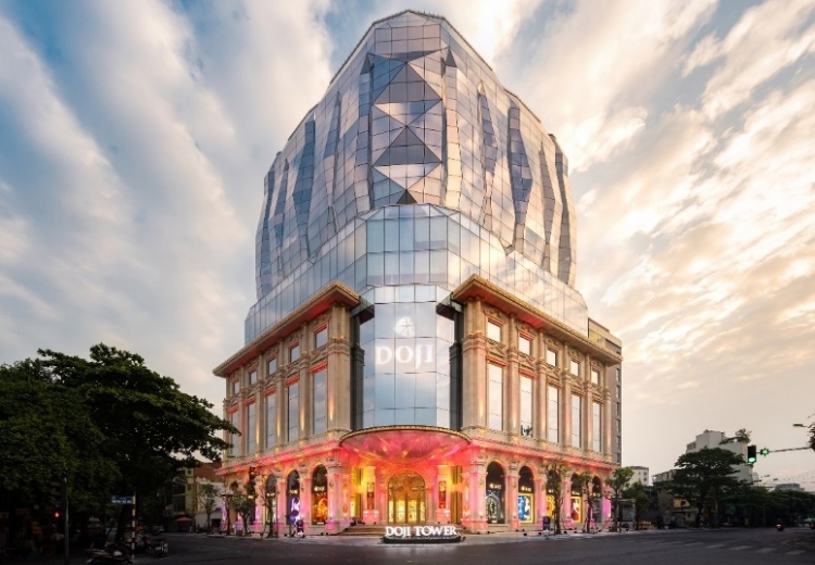 Tiểu cảnh trước tòa nhà DOJI Tower: Sở Xây dựng nói gì?