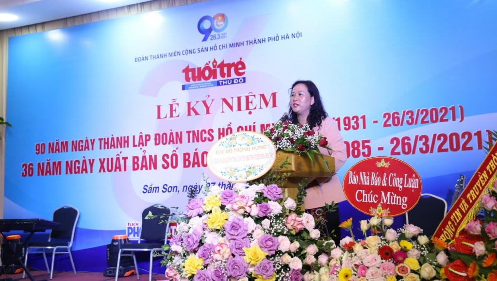 Đồng Đồng chí Nguyễn Thị Mai Hương - Phó giám đốc Sở Thông tin Truyền thông