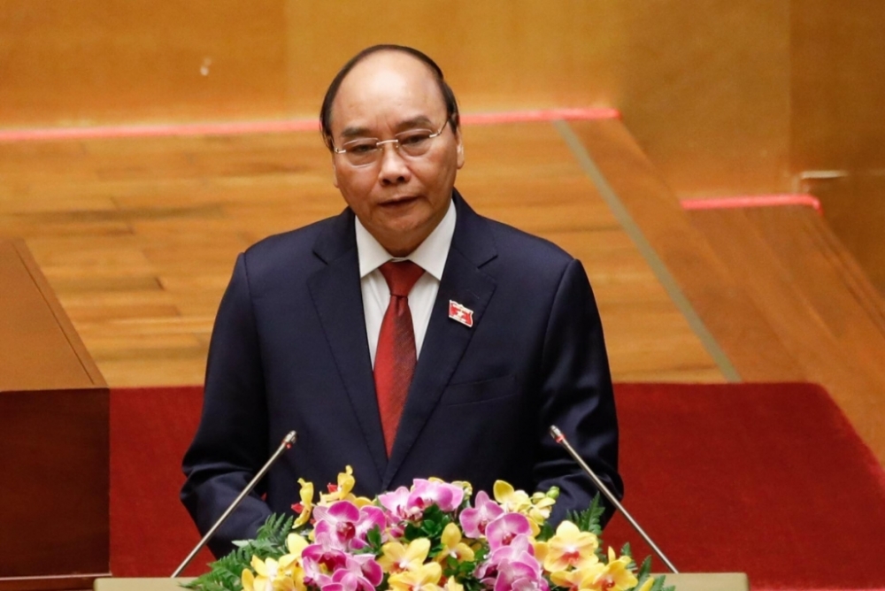 Chủ tịch nước Nguyễn Xuân Phúc phát biểu nhậm chức