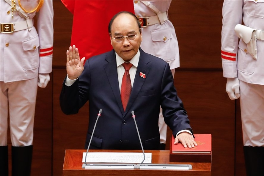Tân Chủ tịch nước Nguyễn Xuân Phúc tuyên thệ trước Quốc hội