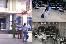 Đối tượng lừa đảo bị bắt khi đang rút 500 triệu đồng tại ngân hàng