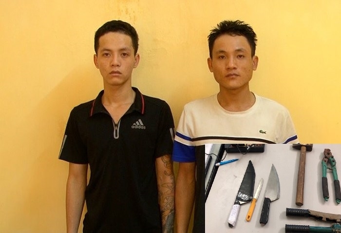 Khởi tố 2 đối tượng trộm cắp rút dao bầu tấn công công an