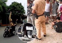 Hải Phòng: Chiến sĩ CSGT bị húc văng lên không trung qua cơn nguy kịch