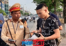 Cắm "chốt" kiểm tra phương tiện tại nút giao Giải Phóng - Trương Định