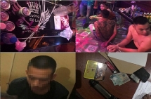 Công an TP Hà Nội xử lý các đối tượng trong quán karaoke chứa ma túy