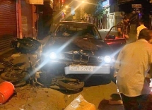 Xác định danh tính tài xế ôtô BMW tông 5 người trên phố Mai Hắc Đế