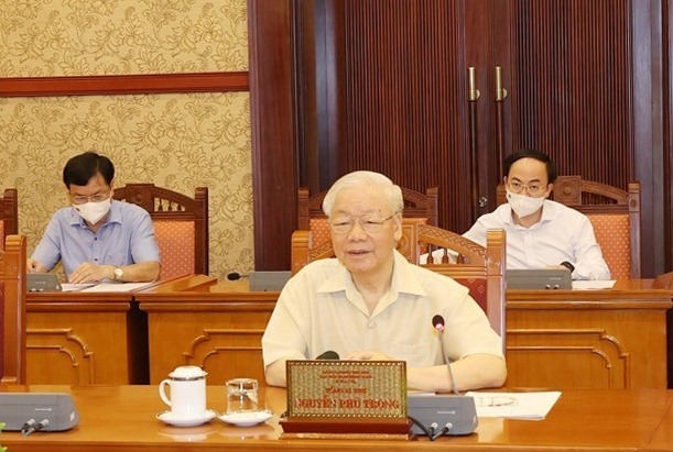 Tổng Bí thư Nguyễn Phú Trọng chủ trì cuộc họp