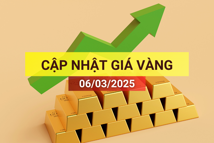 Bản tin giá vàng sáng 6/3/2025