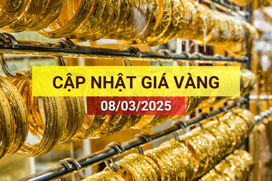 Bản tin giá vàng sáng 8/3/2025